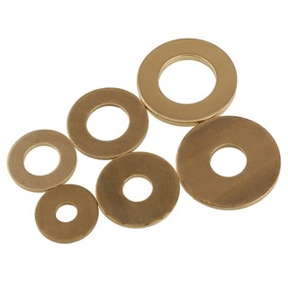 ((LXY) Máy giặt / Máy giặt phẳng bằng đồng thau M2 / M2.5 / M3 / M4 / M5 / M6 / M8 Vòng đệm, Long Đền phẳng  Đồng cho ốc lục giác (RM-VN-1)