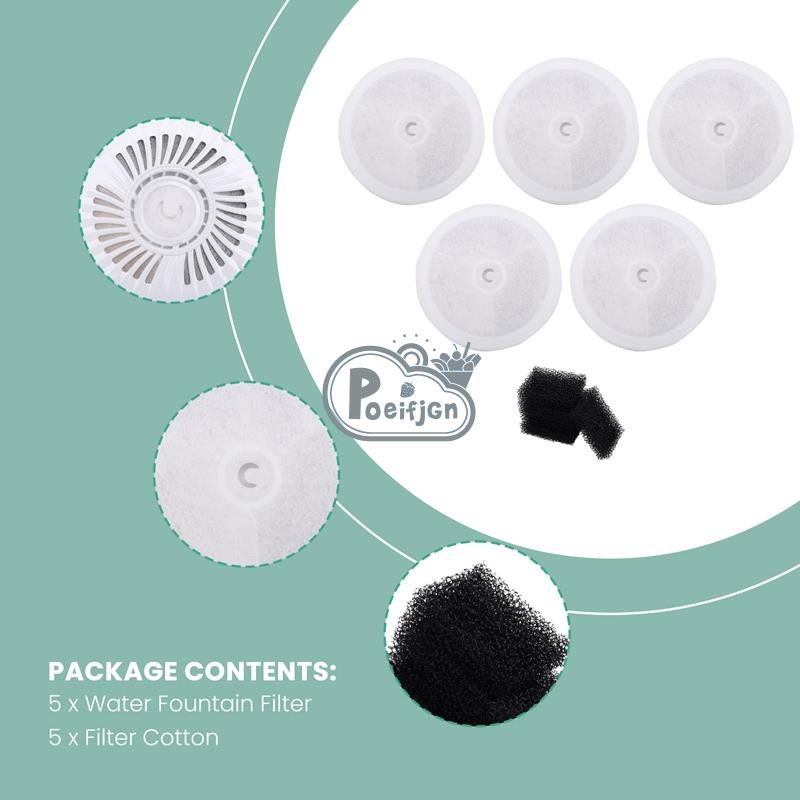 Dành cho Bộ lọc PETKIT 3.0 cho đài phun nước cho thú cưng Eversweet 2S / 3 / 3 Pro Eversweet Solo / Solo SE Thay thế bộ lọc đài phun nước