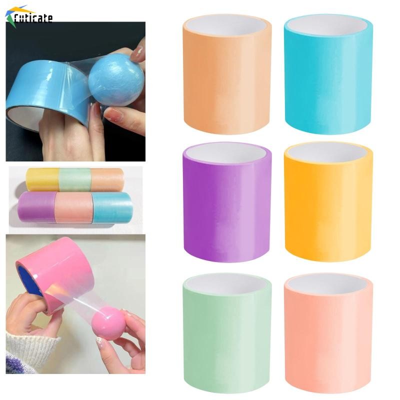 Dính Bóng Băng Đồ Chơi Giáo Dục Đồ Chơi Cảm Giác Trò Chơi Ngộ nghĩnh 10M Trang Trí Giải Nén Băng DIY Cho Gia Đình Thư Giãn Đảng Trẻ Em Quà Tặng