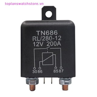Toplanswatchstore Rơle dòng điện cao Khởi động 200A 100A 12V / 24V Điện ô tô Rơle khởi động dòng điện nặng Rơle xe VN