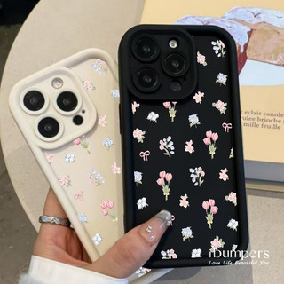 ibumpers Ốp Điện Thoại iPhone Họa Tiết Hoa Ngọt Ngào Ốp Lưng Dày Dặn Silicon Mềm Chống Rơi Chống Sốc Cho IPhone 16 15 14 12 13 11 Pro Max IP 7 8 Plus X XS XR
