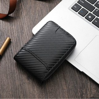 Nam Công Sở Ngắn Phong Cách Ví Đa Năng Đa Năng Hộp Đựng Thẻ Dung Tích Lớn Có Thể Gập Lại Ví Đựng Tiền Xu