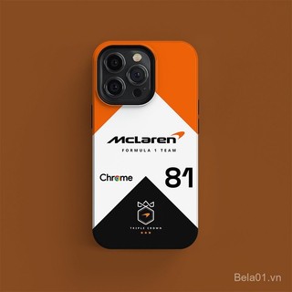 Ốp điện thoại dùng cho iPhone F1 đua cỡ 81 Oscar Piastri Ốp điện thoại iphone14 Pro 2 trong 1 Ốp bảo vệ hai lớp iPhone16/15/13/12mini/11 40UI