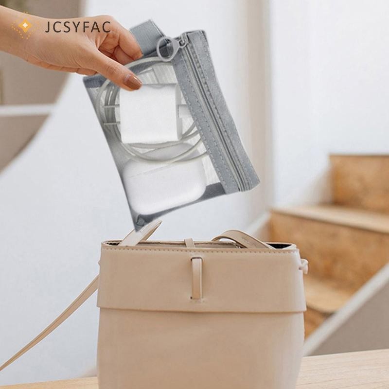 Jcsyfac Dung Tích Lớn Di Động Du Lịch Ngoài Trời Túi Trang Điểm Lưới Trong Suốt Bảo Quản Túi Giặt Tổ Chức Nhà Túi Tote Mới