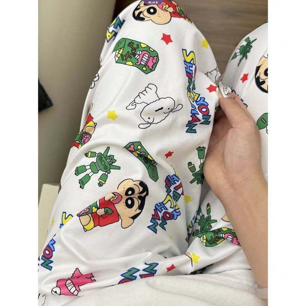 Robot Crayon Shin-chan In Đa Năng Pyjama Quần Xuân Thu Rời Quần Gia Đình [BL]