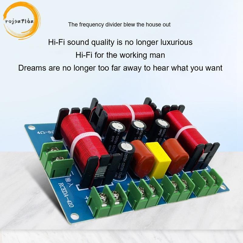 Loa Crossover Midrange + Bass Loa 4 Chiều Bộ chia tần số âm thanh Rạp hát tại nhà Bộ chia loa