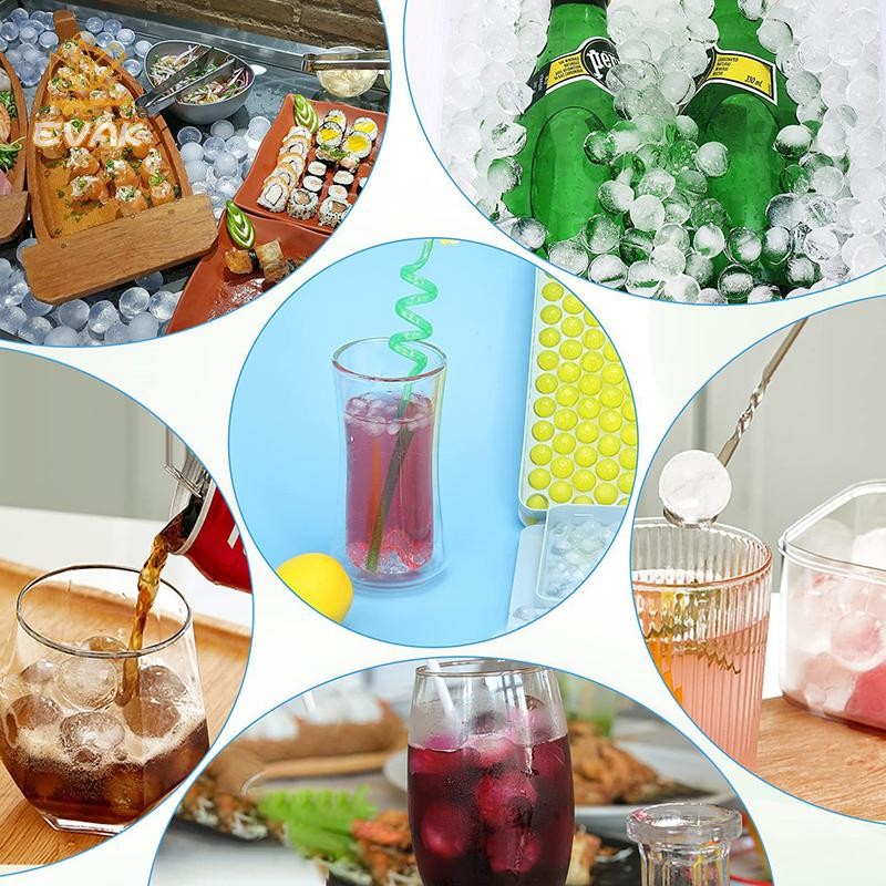Alittlesetrtu 1Pc 104 Khay Lưới Khuôn Thực Phẩm Nhỏ Dễ Dàng Phát Hành Khuôn Đá Tròn Cho Nước Lạnh VN