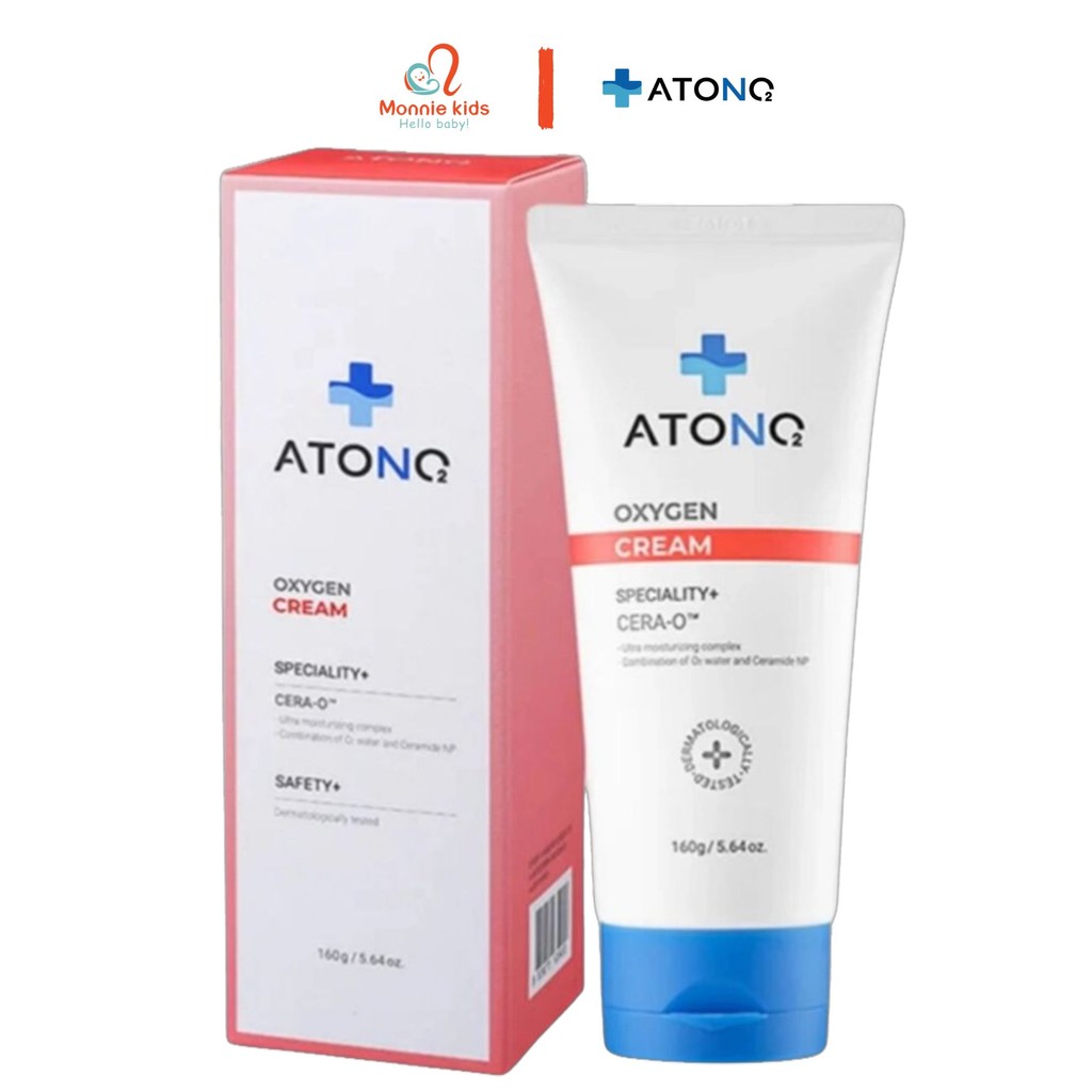 Kem dưỡng da hữu cơ ATONO2 Oxygen Cream 160g cấp ẩm chuyên biệt cho bé ...