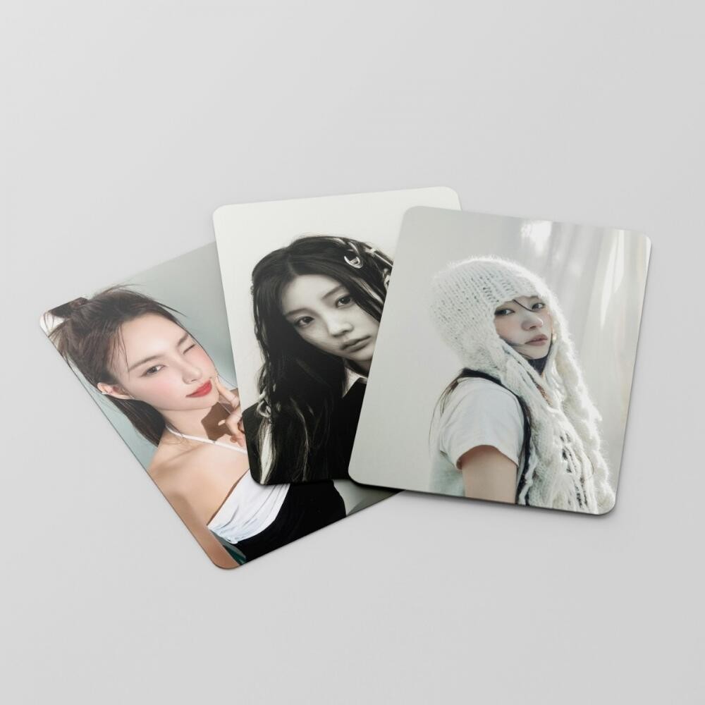 LINXX 55 Chiếc ILIT Bomb Album Bộ Sưu Tập Quạt Lomo Cards HD Hình Ảnh 3 Inch Mini Kpop Merch Trading Photocards