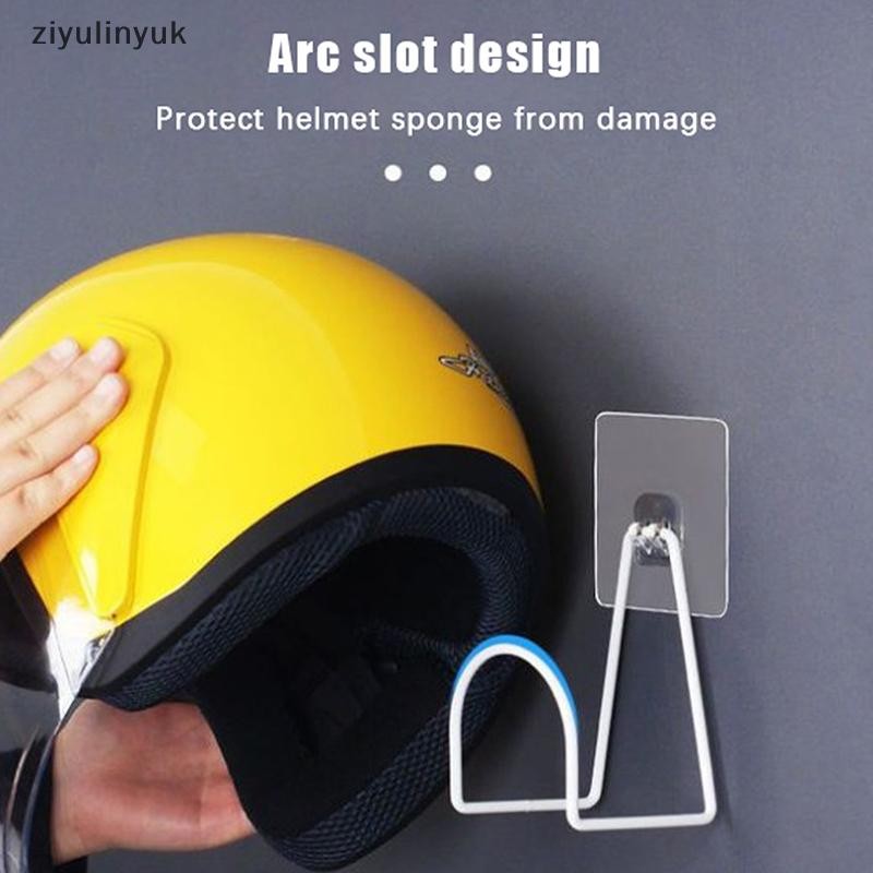 Ziyulinyuk Giá Treo Tường Mũ Bảo Hiểm Xe Máy/Xe Đạp, Thép Không Gỉ, Móc Hiển Thị