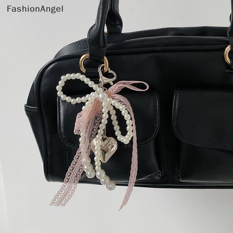 FashionAngel 1 Cái Ngọt Ngào Ren Nơ Đính Hạt Nơ Móc Khóa Điện Thoại Quyến Rũ Dây Đeo Mặt Dây Cho Phụ Kiện Điện Thoại Túi Dây Dành Cho Nữ Cô Gái VN