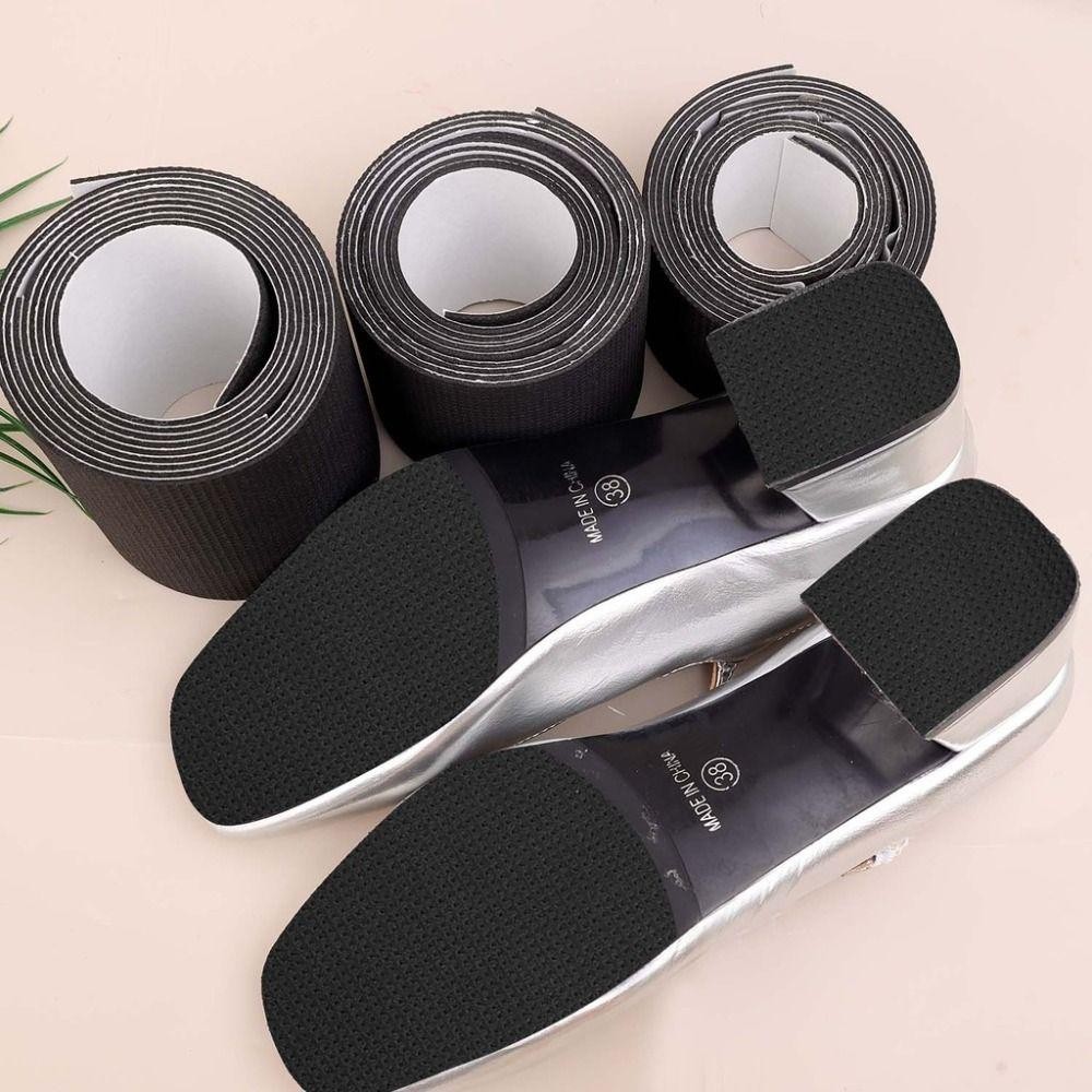 Nhãn dán chống trượt đế TOPTOOLCX, Miếng bảo vệ đế giày tự dính có thể đeo được, Sửa chữa di động Đệm tắt tiếng giày đàn hồi