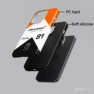 Ốp điện thoại dùng cho iPhone F1 đua cỡ 81 Oscar Piastri Ốp điện thoại iphone14 Pro 2 trong 1 Ốp bảo vệ hai lớp iPhone16/15/13/12mini/11 40UI