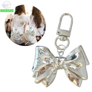 Dasbsug Kim Loại Thời Trang Nơ Móc Khóa Mặt Dây Chuyền Thời Trang Treo Trang Trí Mặt Dây Chuyền Móc Khóa Ba Lô Trang Trí Quyến Rũ Jewelr