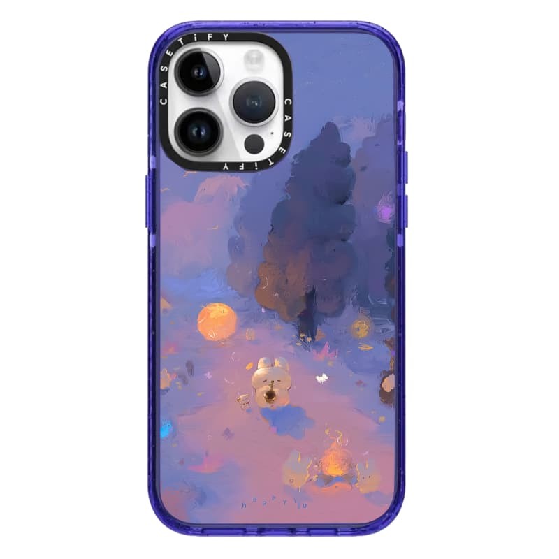 Casetify X Giai Điệu Biển Peri Tím Hút Từ Tính Cứng Acrylic Ốp Lưng Cho Apple IPhone 12 13 14 15 16 Pro Max Plus Có Hộp