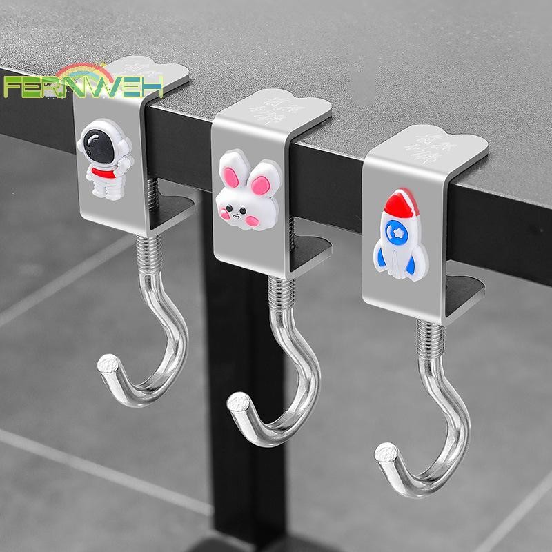 [Fernweh] Móc lưu trữ cạnh bàn có thể xoay được có thể điều chỉnh Móc lưu trữ văn phòng Máy tính để bàn Trường học Văn phòng Học sinh Móc chai nước [MỚI]