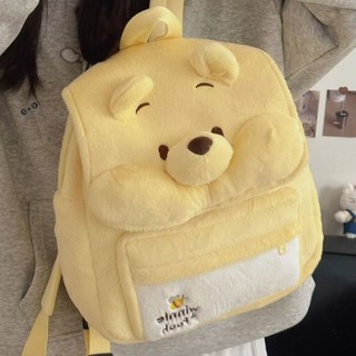YT2 Winnie the pooh Hoạt Hình Ba Lô Sang Trọng Dễ Thương Nhẹ Thời Trang Dung Tích Lớn Trẻ Em Túi Đi Học Túi TY2