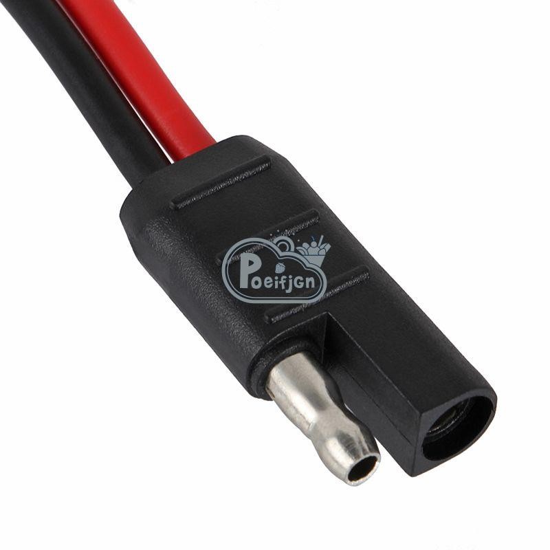 1 Cặp Dây Nguồn DC Cho Motorola Repeater Đài Phát Thanh Di Động CDM1250 GM300 GM3188 A228 30cm