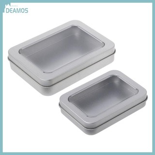 De Tinplate Hộp Bảo Quản Hình Chữ Nhật Niêm Phong Tổ Chức Trang Sức Cho Hộp Đựng Cho Vòng Cổ Bông Tai Hộp Đựng Blessin