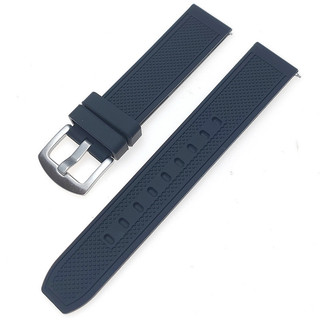 22mm Kích Thước Lớn Cực Dài Dây Đeo Đồng Hồ Cao Su Silicon Đồng Hồ Vòng Tay Cho Nam Cho Đồng Hồ Thông Minh Chống Thấm Nước Phát Hành Nhanh Dây Đồng Hồ Thay Thế