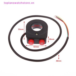 Toplanswatchstore Động Cơ Bật Tín Hiệu Sửa Đổi Phụ Kiện Xe Máy ATV 22mm Tay Lái Sừng Và Nút Kết Hợp Đèn Pha VN