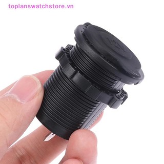 Toplanswatchstore 12V-24V Ổ cắm điện ô tô chống nước Ổ cắm thụ thể Phụ kiện ô tô cho ô tô Thuyền xe máy VN