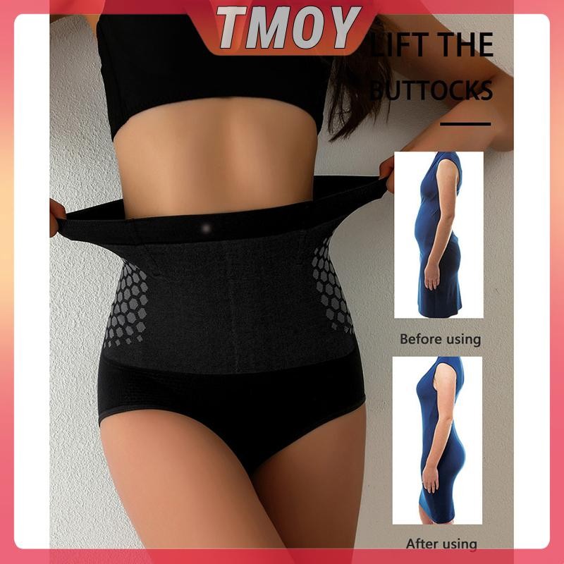 TMOY Flarixa quần lót liền mạch eo cao kiểm soát bụng, định hình cơ thể và giữ ấm uterus