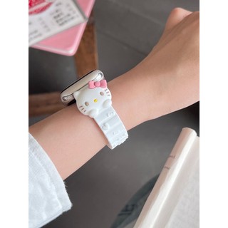 Dây đeo Iwatch Thích hợp cho S10 9 8 7 ultra 6 5 SE 4 Dây đeo silicon từ tính 38mm40mm41mm42mm44mm45mm46mm49mm