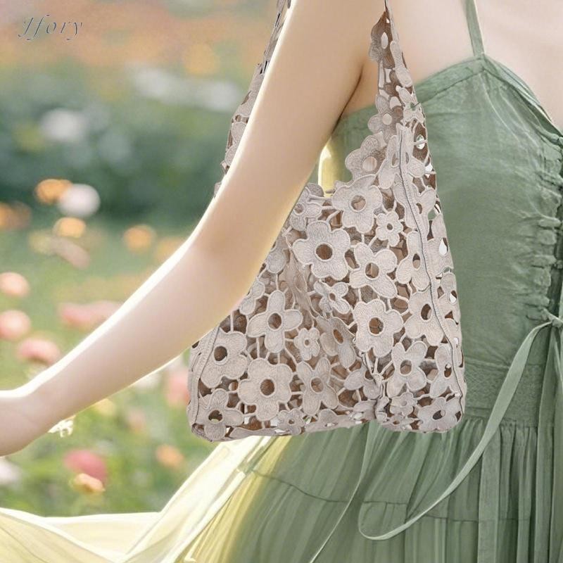 Túi Tote nữ Jfory Ví đeo vai mùa hè rỗng để hẹn hò Giải trí đi lại