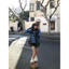 Mỹ Hot Girl Xanh Xoắn Cổ Chữ V Áo Len Nữ Thu Đông 2026 Phong Cách Mới Bên Trong Dệt Kim Đáy Áo Sơ Mi Slim-fit Top V250220267