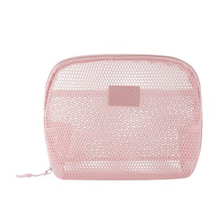 Túi trang điểm lưới ITRUMPET, Túi đựng mỹ phẩm Nylon cầm tay, thông thường có lưới dây kéo Túi đựng đồ đa năng Du lịch