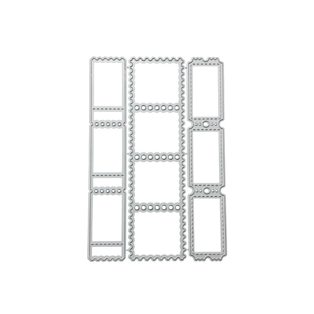 Tem Mẫu Kim Loại Khuôn Thép Carbon DIY Sổ Lưu Niệm Cắt Khắc Dập Nổi Mẫu 5176