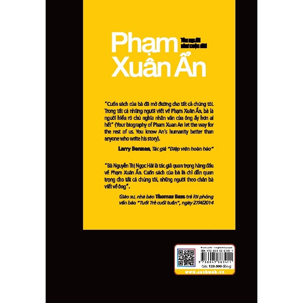 Ảnh Sách Phạm Xuân Ẩn - Tên Người Như Cuộc Đời (NXBTH) 3