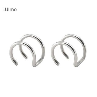 Luimo Thời Trang Thép Titan Đa Năng Kẹp Môi Tai Kẹp Bông Tai Dành Cho Nam Nữ Unisex Punk Thoáng Mát Hip-hop Chống Xuyên Trang Sức SBS