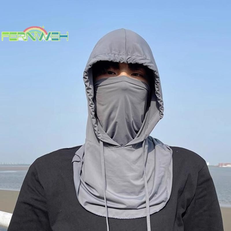 [Fernweh] Mũ Mùa Hè Cho Nữ Ngoài Trời Chống Tia UV Đi Xe Đạp Đi Biển Mũ Nữ Floppy Có Thể Gập Lại Mũ Nữ Sunhat Ice Silk Face Cover [MỚI]