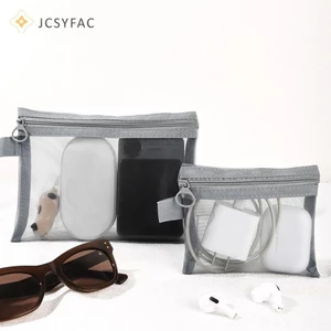 Jcsyfac Dung Tích Lớn Di Động Du Lịch Ngoài Trời Túi Trang Điểm Lưới Trong Suốt Bảo Quản Túi Giặt Tổ Chức Nhà Túi Tote Mới