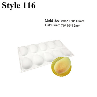 3D Mango Thiết Kế Khuôn Bánh Silicon Đảng Bánh Ngọt Máy Nướng Trái Cây Mousse Khuôn Bánh
