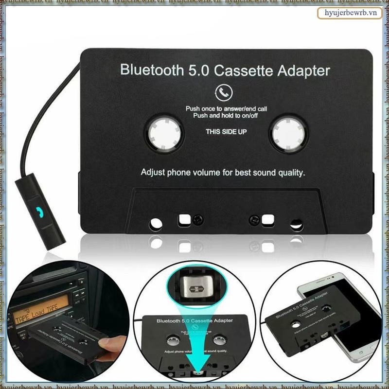 [R M O P] Bộ chuyển đổi Cassette Bluetooth 5.0 đa năng Băng keo ô tô cho bộ chuyển đổi nhạc âm thanh nổi Aux Cassette