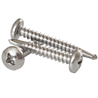 ((LXY) Vít tự khoan pake đầu tròn inox 410 M3.5 / M3.9 / M4.2 / M4.8 / M5.5 / M6.3 * L13-75mm (RM-VN-1)