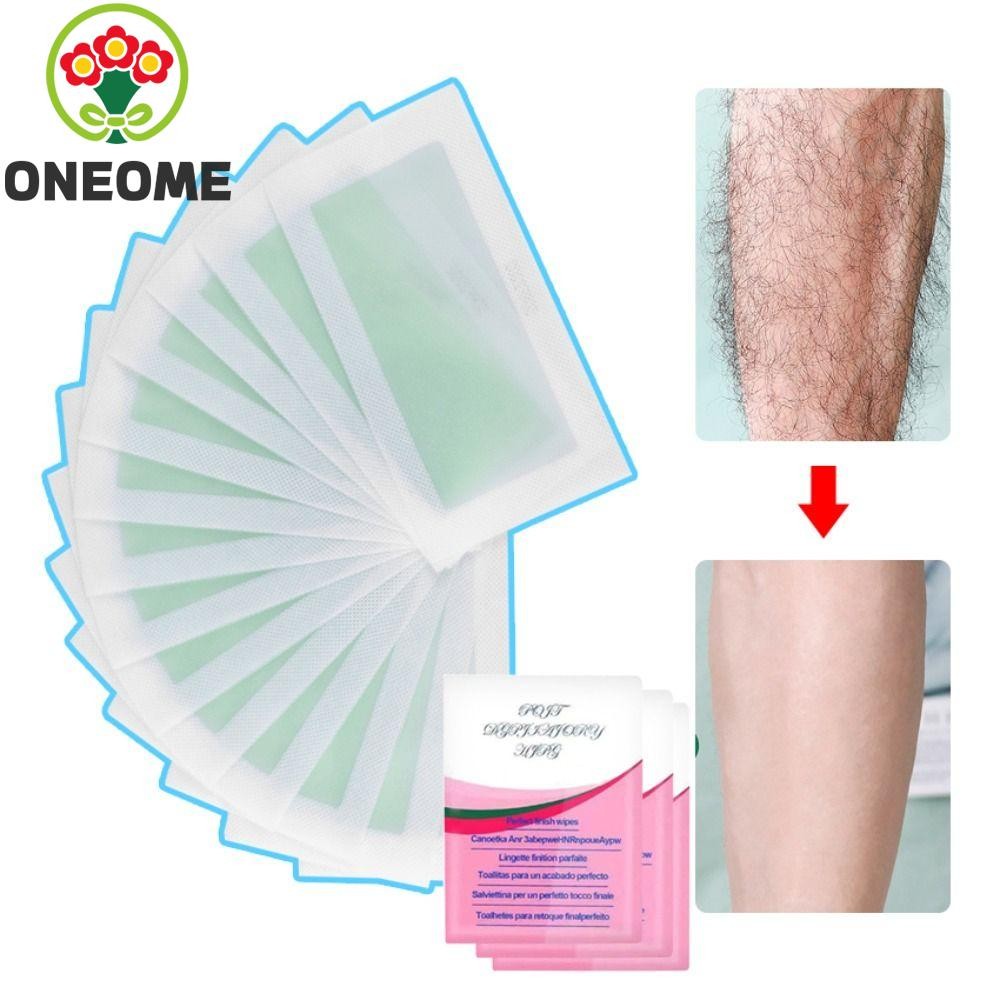 Oneome 10 tờ Giấy sáp lạnh hai mặt làm rụng lông Khăn lau dầu làm dịu ...