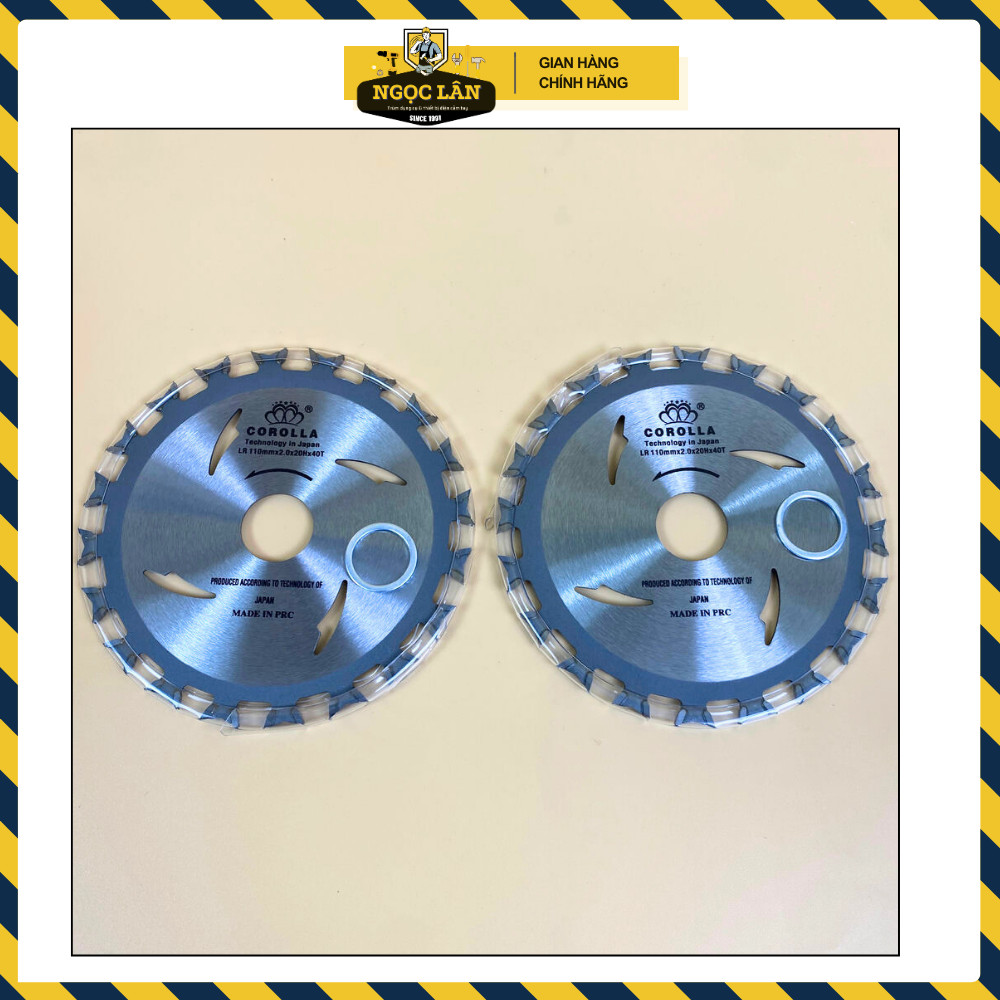 Lưỡi cắt gỗ 2 chiều cưa gỗ thịt, lưỡi cắt cốp pha 1 tất Corolla 110x40T sắc bén cao cấp