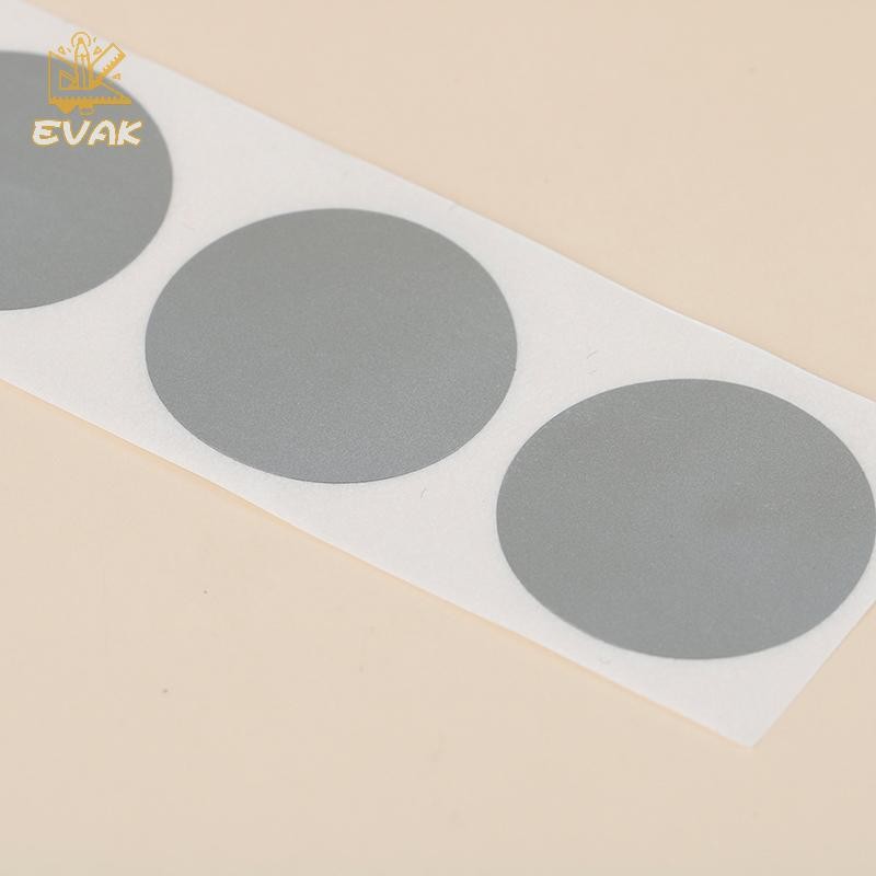 Alittlesetrtu 300 Chiếc Tròn Bạc Trầy Xước Miếng Dán 1 Inch Scratc Tắt Nhãn Dán VN