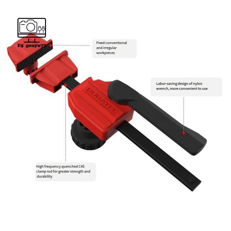 [gouyu77] Bộ kẹp gia công bằng gỗ Bộ kẹp tiện dụng ngang Kẹp gia công bằng gỗ hiệu quả Kẹp thanh gỗ 20mm