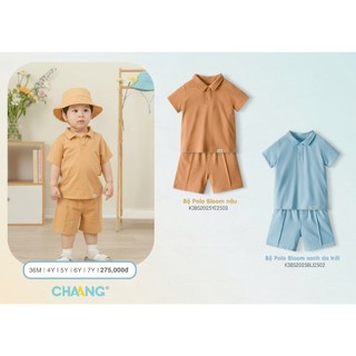 Chaang SS2025 Bộ Polo Bloom cho bé
