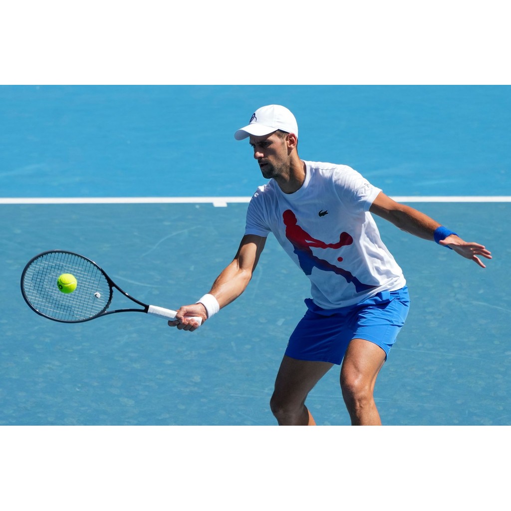 Áo thun cổ tròn tay ngắn Spot Australia Open Tennis, cotton cao cấp