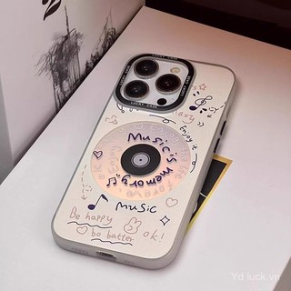 Retro CD Độc Đáo Phong Cách Hợp Thời Trang Niche Ốp Lưng Thích Hợp Cho iphone 12 16pro 15promax 14promax 13 8plus 16plus 15 14pro 13pro 11promax xr Vỏ Điện Thoại Chống Sốc