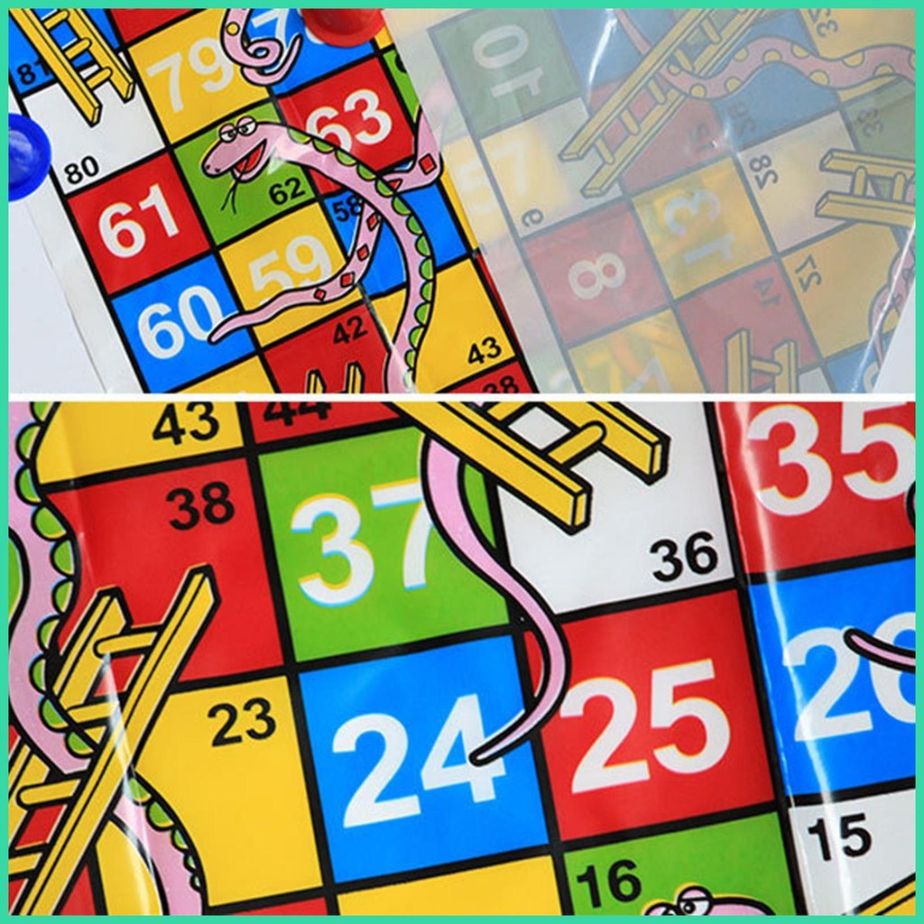 Chutes Và Thang Board Game Mini Rắn Và Thang Board Game Bộ Cờ Vua Đồ Chơi Vui Nhộn Cho Gia Đình Người Lớn Trẻ Em Thưởng Thức sonlekvn