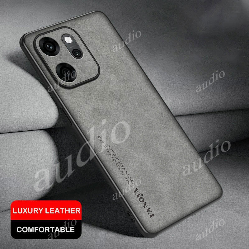 OPPO Reno14 F 5G Da Cừu Da Cao Cấp Ốp Lưng Da Cừu Cho Oppo Reno 14F 14 F Reno14F 5G 2025 Da TPU Mềm Chống Sốc Bảo Vệ Vỏ Điện Thoại Silicon Cho OPPO Reno14F OppoReno14 F 5G