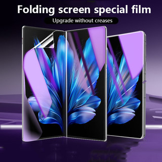 Phim Hydrogel 2 TRONG 1 Cho VIVO X Fold5 Fold 5 Fold3 Pro Fold 3 5G TPU Trong Suốt Chống Vân Tay Hydrogel Full Cover Không Kính