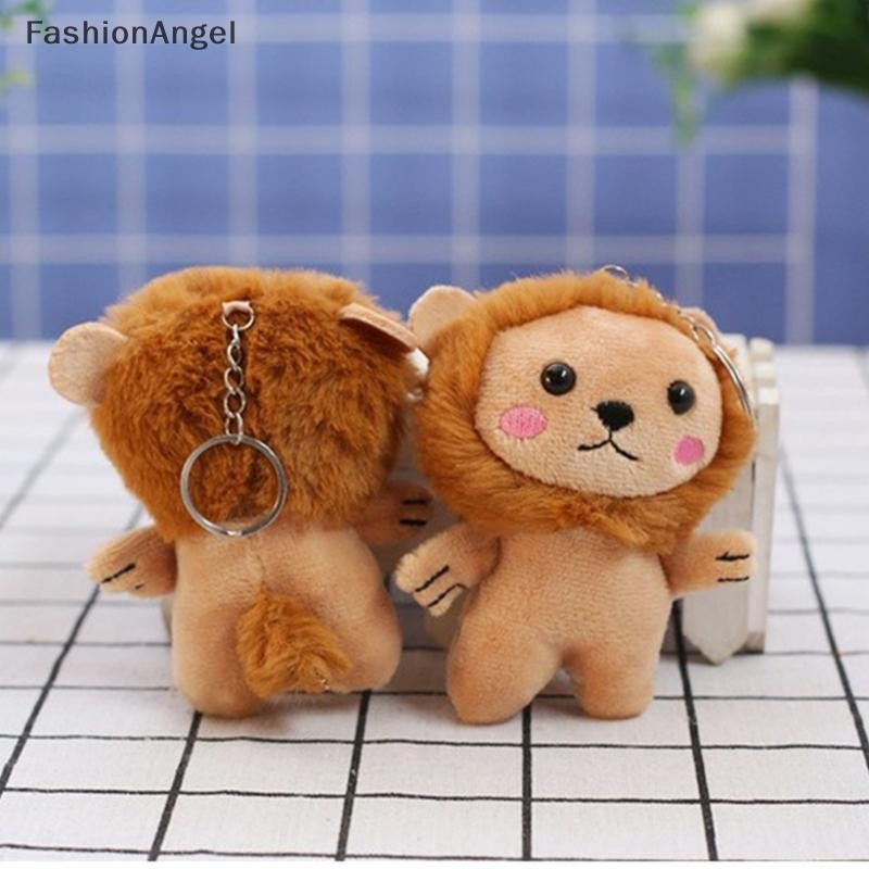 FashionAngel Đáng Yêu Sư Tử Sang Trọng Hoạt Hình Động Vật Nhồi Bông Búp Bê Móc Khóa Sang Trọng Đồ Chơi Ba Lô Dễ Thương Mặt Dây Chuyền Chìa Khóa Cho Trẻ Em Quà Tặng VN